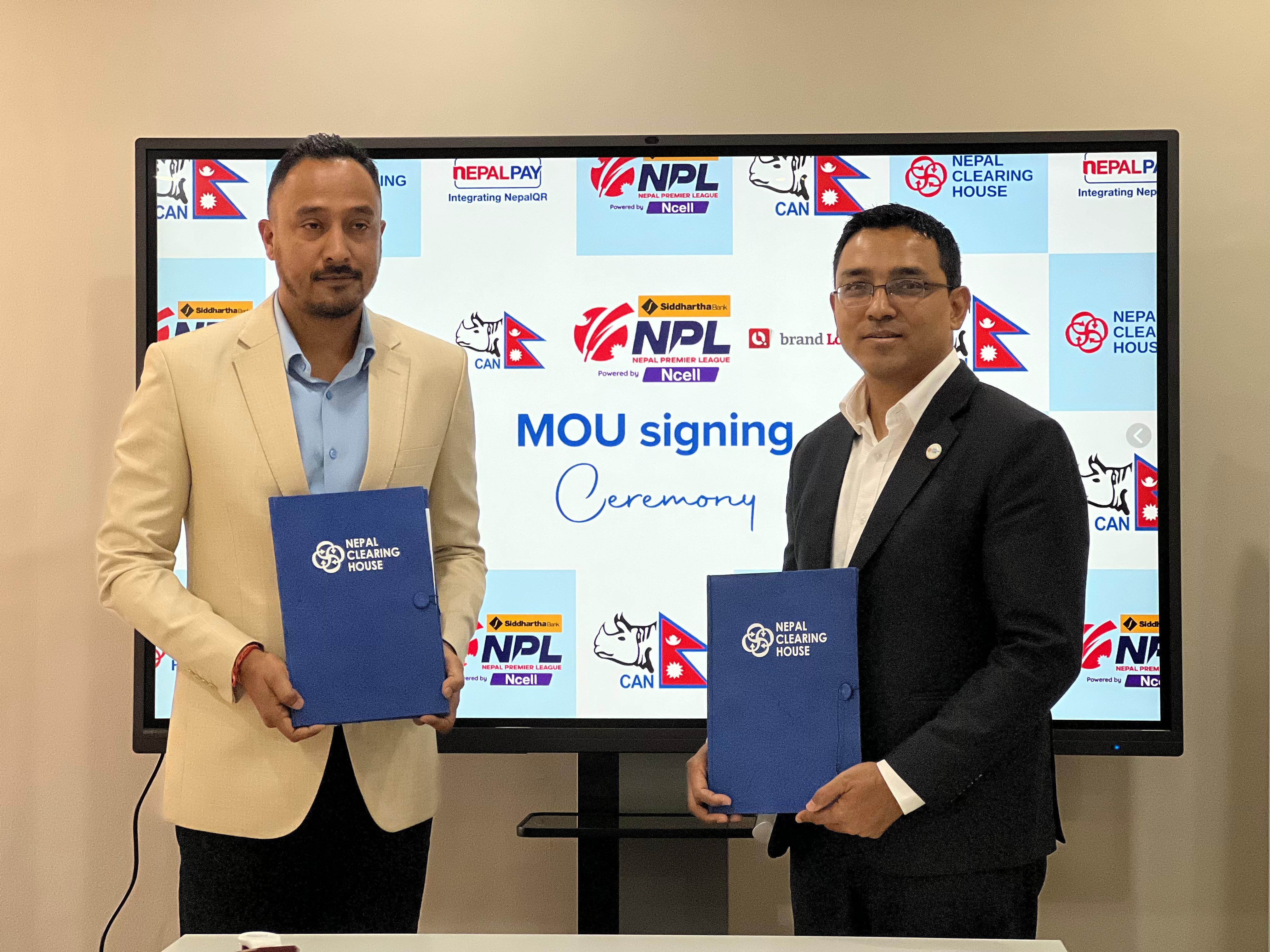 Cricket Association of Nepal Partners with Nepal Clearing House for NPL